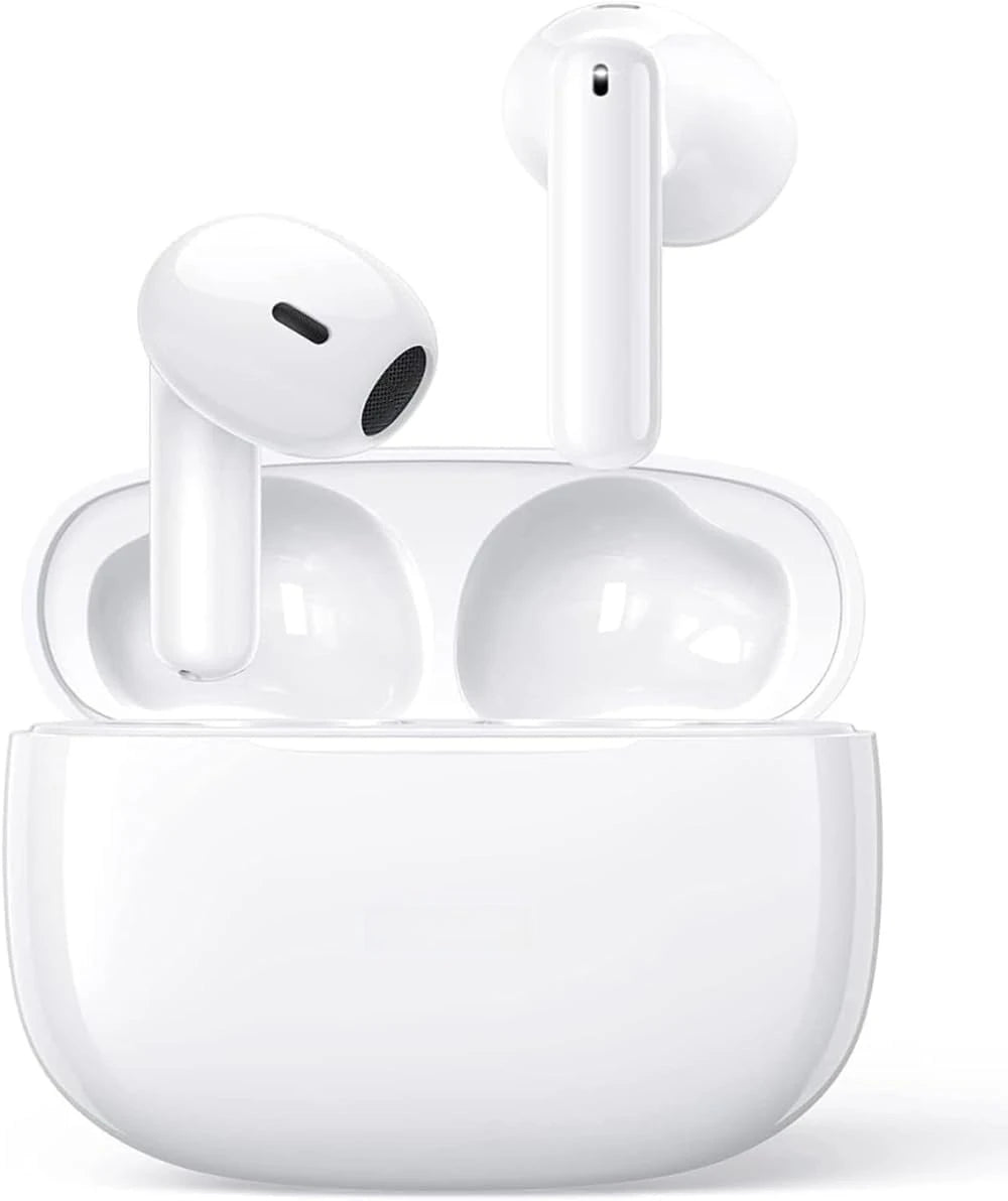 Bluetooth 5.3 Headphones NEW Wireless Headphones with 4 ENC Mic, 56H Bluetooth Earphones in Ear Noise Cancelling Deep Bass